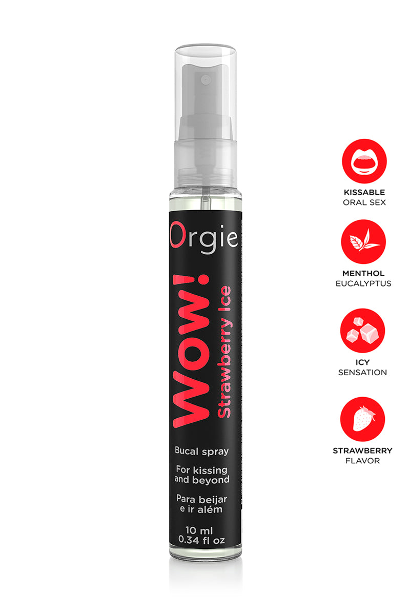 SPRAY BUCCAL EXCITANT ORGIE WOW MENTHOL FRAISE GLACE