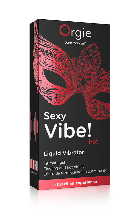 GEL D EXCITATION SEXY VIBE HOT LIQUID VIBRATOR ORGIE