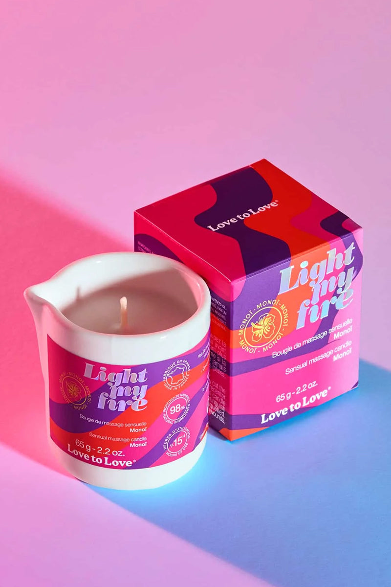 BOUGIE DE MASSAGE MONOI LOVE TO LOVE